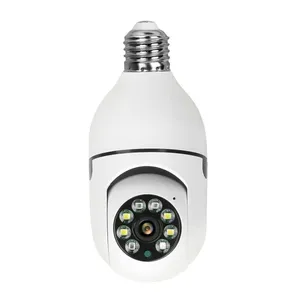 בסיטונאות led הנורה wi-מיני wi fi מעקב מצלמת חיצוני מקורה ip אבטחת בית קטן wifi 1080p hd cmos cctv באינטרנט אלחוטי ptz הנורה מצלמה