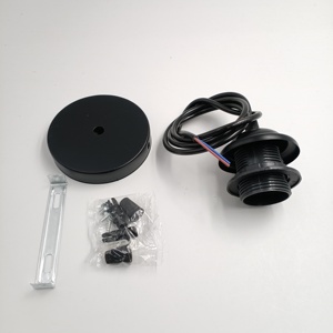 <span class=keywords><strong>E27</strong></span> Đầy Đủ Răng LED Bóng Đèn Treo Đèn Ổ Cắm Phụ Kiện 10Cm Đường Kính Sucker Với Một Vòng Thứ Cấp Lau Cho Treo Đèn - Product Image 2