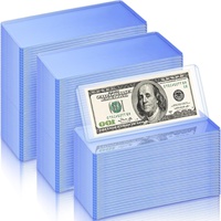 Protège-billets transparents sur mesure grande taille pour billets de banque standard – Housse de protection et de rangement pour collection de devises