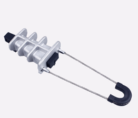 Pince d'ancrage en forme de 8 FTTH, pince de tension, pince d'extrémité pour câble de descente à fibre optique, accessoires de ligne électrique