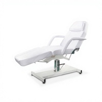 Table de massage pliable moderne en cuir véritable réglable avec caractéristiques thérapeutiques pour salon et usage domestique, éponge haute densité