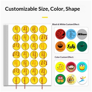 Etiquetas Adhesivas Personalizadas con Puntos de Colores, Impresión Autoadhesiva, Etiquetas para Escribir a Mano que se Pueden Pegar con Etiquetas en Blanco - Product Image 6