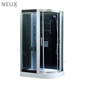 Cabina de ducha de vapor para 2 personas, puerta corredera de lujo moderna, cristal de masaje hidráulico completo - Product Image 2