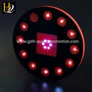 Neues Design LED-Beleuchtung Acrylglas Servier glass chale Weinglas schale mit wiederauf ladbarer Batterie