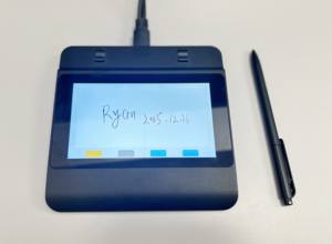 Tablette à signature électromagnétique <span class=keywords><strong>avec</strong></span> écran couleur de 5 pouces, dotée d'un module électromagnétique basé sur <span class=keywords><strong>Wacom</strong></span>. - Product Image 4