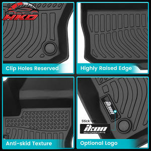 Tapis de sol TPE toutes saisons, haute résistance, 3D moulé, imperméable, compatible avec Ford Focus 5 places 2012-2018 - Product Image 2