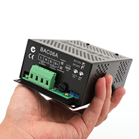 Générateur de chargeur de batterie à commutation manuelle automatique ATS contrôleur chargeur batterie BAC06A 12V 24V 3A 6A avec charge flottante