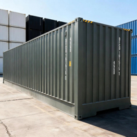 Conteneur maritime 40HC à porte latérale ouvrante, certifié ISO, personnalisable pour le chargement logistique de marchandises