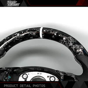 Volante Deportivo Personalizado de Fibra de Carbono Forjado Blanco para <span class=keywords><strong>BMW</strong></span> Serie 3 <span class=keywords><strong>E90</strong></span> E92 330i <span class=keywords><strong>330d</strong></span> Coupé 335i Coupé 318i 2003-2012, Interior de Auto - Product Image 5