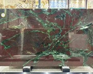 Losa de mármol rojo Natural de decoración moderna, losa de cuarcita <span class=keywords><strong>Moulin</strong></span> <span class=keywords><strong>Rouge</strong></span> pulida para decoración Interior - Product Image 2