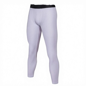 Leggings Deportivos para Gimnasio, Talla Europea, 95% Poliéster, 5% Elastano, Logotipo Personalizado, Ropa Deportiva, Pantalones de Compresión de Secado Rápido para Hombre - Product Image 3