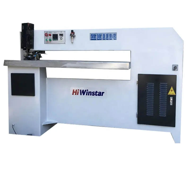 1400mm Automatic woodworking wood veneer scarf jointing splicer stitching sewing jointer machine