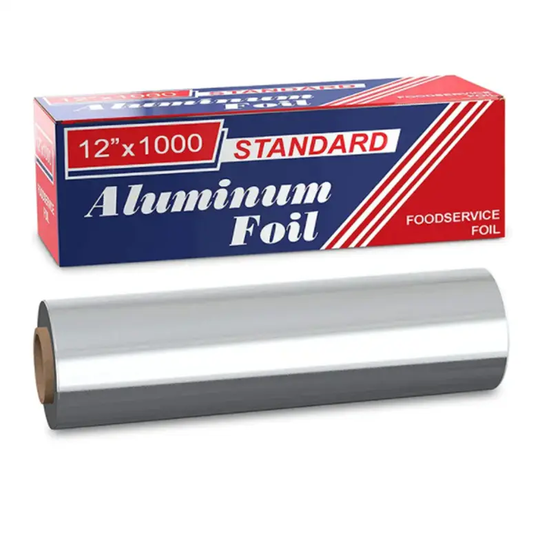 Wholesale disposable thickened tin foil paper household food grade aluminum foil paper tin foil rolls