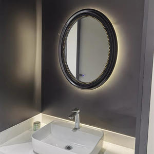 Specchio da Bagno Ovale Stile Europeo Vintage <span class=keywords><strong>2026</strong></span>, da Parete per Soggiorno, Ingresso e Uso Alberghiero, Specchio per Trucco e Vanità - Product Image 3