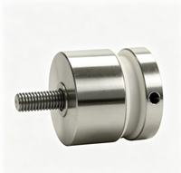 Boulon de fixation en acier inoxydable pour balustrade en verre, support de panneau de verre sans cadre pour balustrades de balcon et d'escalier extérieurs
