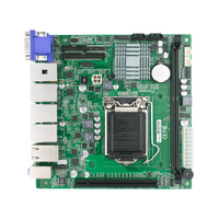 Carte mère industrielle embarquée H81 LGA1150, 6 ports Ethernet Gigabit I225, 6 ports COM RS485, VGA, DDR3 Max 8 Go pour pare-feu et routeur
