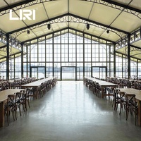 Structures de type serre semi-permanentes ou durables, tentes orangerie classiques pour mariages, fêtes privées et événements