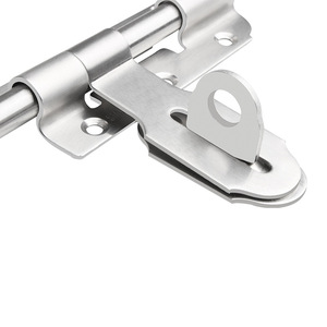 Stainless Steel Door Bolt Heavy-duty Pins Traditional Design Easy Installation Surface-mounted - Product Image 1