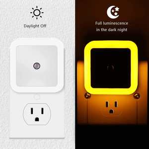 Luz Nocturna Enchufable con Sensor Automático de Oscuridad a Amanecer de 0.5W, Encendido y Apagado Automático para Dormitorio Infantil, Montaje en Pared - Product Image 3