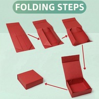 Boîte cadeau en papier rigide mat grand format, personnalisable avec logo, réutilisable, écologique, recyclable, avec fermeture magnétique et doublure en éponge, finition mate pour