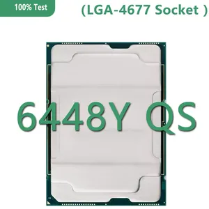 Xeon 6448Y เหรียญทองรุ่น QS CPU 60MB 2.1GHz 32-core/64-Thread 225W processor สำหรับเมนบอร์ดเซิร์ฟเวอร์ C741ใหม่และถูกใช้งานแล้ว - Product Image 2