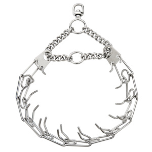 <span class=keywords><strong>Collar</strong></span> de Adiestramiento de Lujo de Acero Inoxidable para Mascotas, Cadena de Estrangulamiento y Cadena de Control para Perros Grandes/Medianos, Correa Antitirones con Púas - Product Image 4