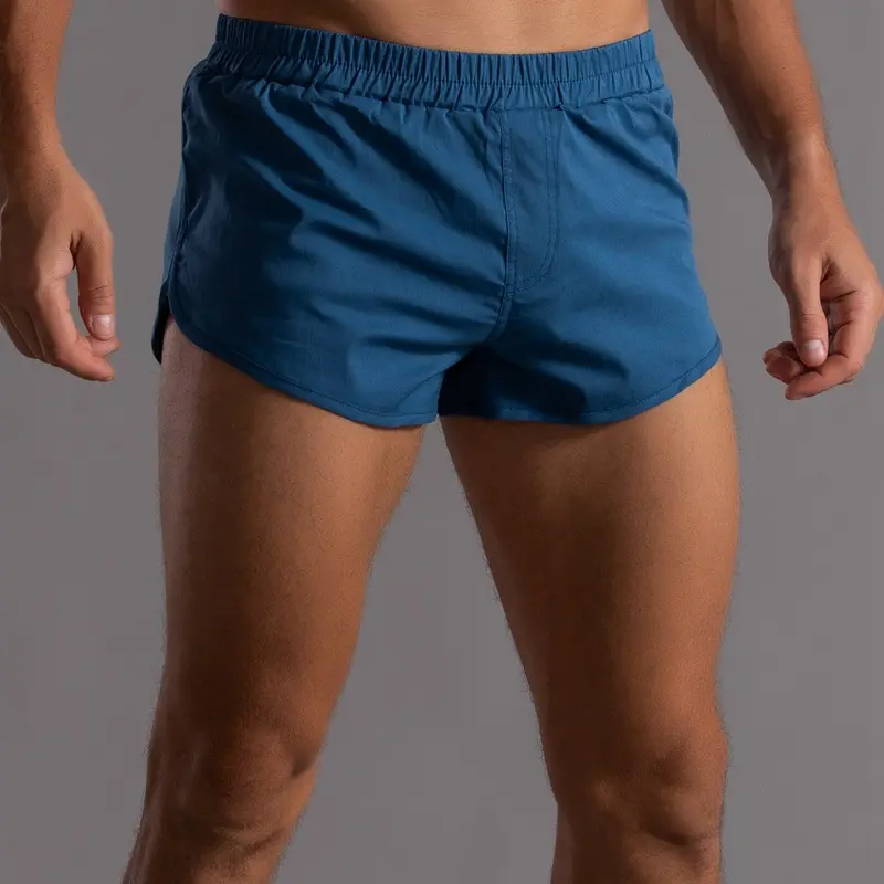 Shorts de algodão dos homens tamanho grande casa roupas Aro calças 2 separada casa sexy underwear tendência calças de pijama masculinas