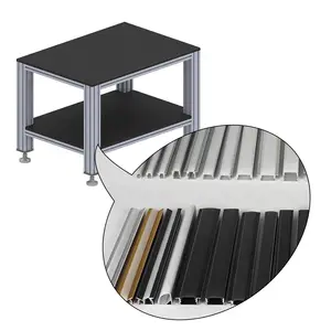 Factory Wholesale Custom 6082 6061 7075 Large Cnc Aluminium Extrusion Profiles Manufacturer For Architecture Table