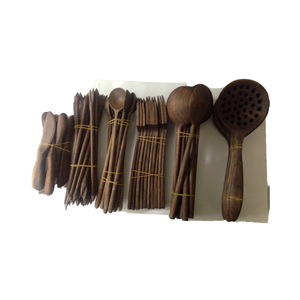 Best Selling Natural Twig Utensil Cooking <b>Wood</b> Spoon for Salad Fruit Baking Heat Resistance-for Home or Kitchen Use - Product Image 1