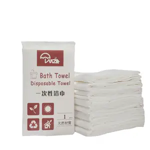 Serviette de bain jetable rouleau de coton serviette de nettoyage douce à sec et humide serviette de beauté sac de rangement mouchoir en coton pour le visage