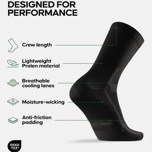 Men's <b>Breathable</b> Sweat Absorbing Anti-slip Cycling <b>Socks</b> - Product Image 2