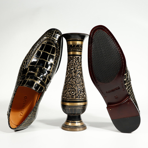 Men's Dress Shoes - Gold Dress Shoes