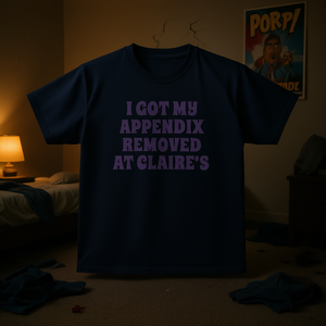 Camiseta con meme divertido de 'Le quité el apéndice', camiseta 'cringe', regalo de broma, camiseta 'dumb', 'That Go Hard' - Product Image 3