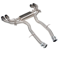 Nouveau système d'échappement tuning X3M X4M pour F97 F98 S58 3.0T en acier inoxydable 304, silencieux 76mm, tuyaux d'échappement 2019-2021