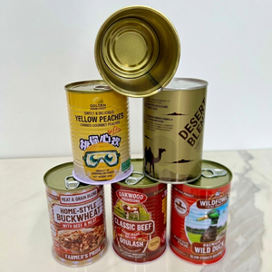 7113 #   Boîte alimentaire vide en fer blanc recyclable et écologique de marque Jinko, personnalisable pour beurre de cacahuète et viande de porc - Product Image 1