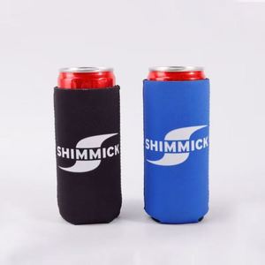 Housse de tasse en mousse néoprène avec base, manchon pour tasse à bière, protège-mains antigel, housses isolantes en caoutchouc pour bouteilles - Product Image 1