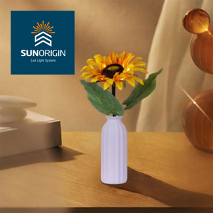 Lámparas LED con Forma de Girasol con Clasificación IP68, 2700K Blanco Cálido Suave, Garantía de 3 Años para Paisajismo, Cuerpo de PVC, Batería de Litio de 500 mA, 8 Horas de Duración - Product Image 1
