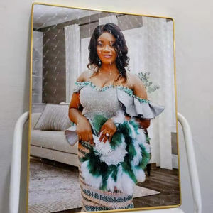 Afrique pas cher ruban femmes adhésif mdf sublimation cadre <span class=keywords><strong>photo</strong></span> bloc plaque pour encadrement <span class=keywords><strong>photo</strong></span> avec garniture brillante - Product Image 2