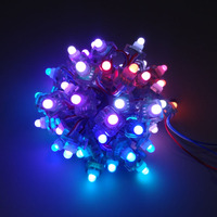 WS2811 Tahan Air IP68 12mm DC12V Lampu LED Pixel Persegi untuk Proyek Iklan