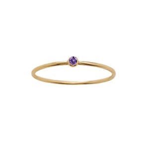 Bague en acier inoxydable simple transfrontalière pour femme avec pierre de zircon intégrée en gros - Product Image 3