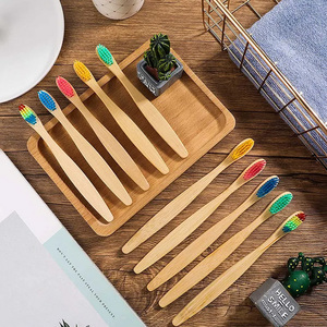 Miglior Eco Friendly riutilizzabile Hotel viaggio ergonomico morbido biodegradabile spazzolino organico con Logo - Product Image 6