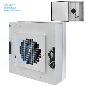 Class100-10000 Hood Ventilação Ffu Unidade De Filtro Do Fã Hepa Fluxo Laminar Capuz Micologia Ffu Fluxo Laminar Capuz