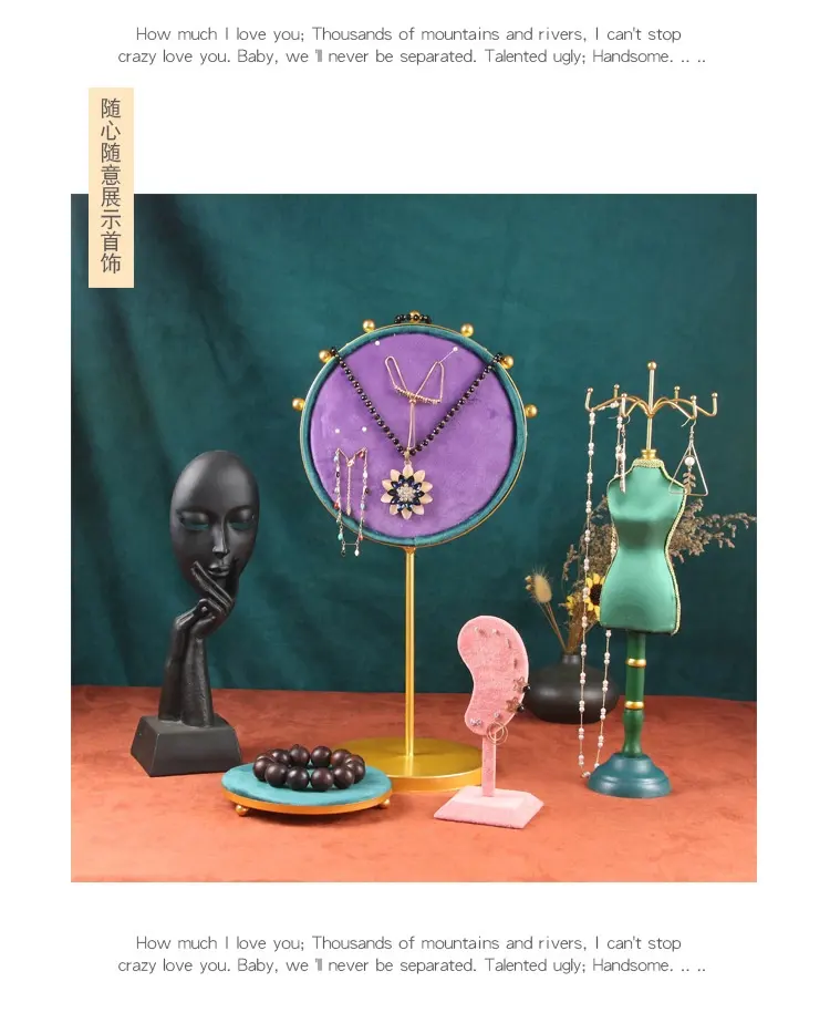 Suporte de exibição de joias em forma de orelha para loja, organizador de brincos, suporte de exibição