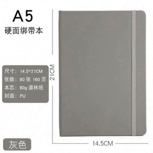 Agenda d'affaires promotionnel avec couverture en papier thermique relié, logo personnalisé imprimé, cadeau d'entreprise, journal - Product Image 5