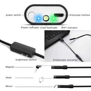 Caméra endoscopique WiFi <span class=keywords><strong>Android</strong></span> IOS 8 mm 1 m, câble rigide, étanche, tube flexible, boroscope 720P pour smartphone, caméra endoscopique - Product Image 3
