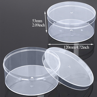 Boîte à gâteau ronde en acrylique SUNSHING avec couvercle, conteneur transparent pour bonbons, boîte de présentation pour cadeaux, emballage pour biscuits, emballage pour boulangerie