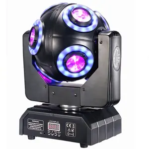 LED 150w Moving Head 8x15W Beam Light mit Halo RGBW 4 in1 LED DJ Stage Tilt Scan 360 Rotation