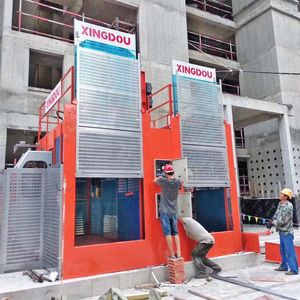 SC200/200 raf ve pinyon asansör binası inşaat asansörü - Product Image 3