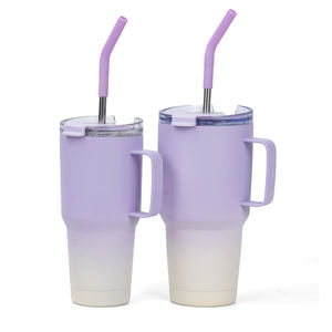 Tapa de Repuesto Reutilizable a Prueba de Fugas para Vaso de 20oz/30oz, Tapa con Pajita Abatible Compatible con <span class=keywords><strong>Stanley</strong></span> <span class=keywords><strong>Quencher</strong></span> - Product Image 1
