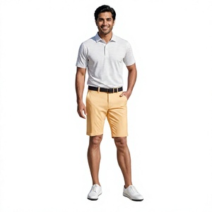 Pantalones Cortos de Golf Casuales para Hombre, Ligeros, de Alto Rendimiento, con Spandex, Secado Rápido, Ecológicos, Transpirables y Personalizables - Product Image 1